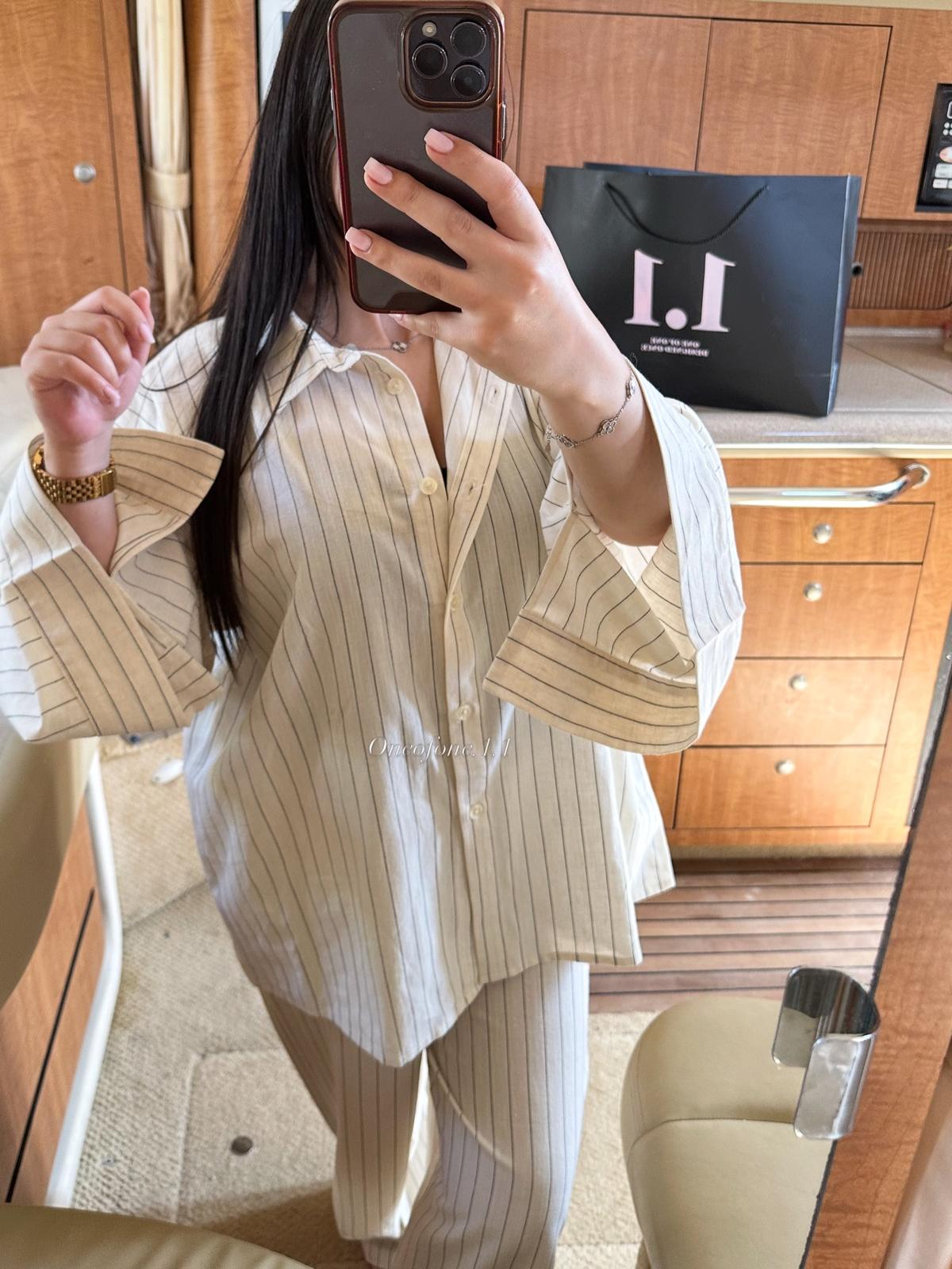 Ivory Stripe Set